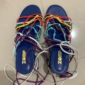 Zomp colourful sandals brand new